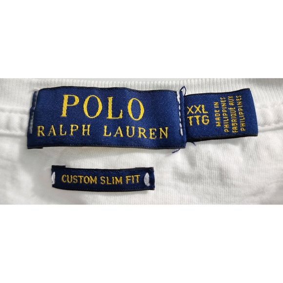 Polo Ralph Lauren 1967 Graphic T Shirt Custom Slim‎ Fit XXL Mens - Picture 3 of 5